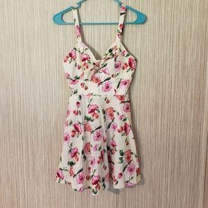 Speechless Mini Dress Roses Vintage Style NWOT